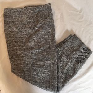 Calvin Klein Lattice Detail High Waist Capris